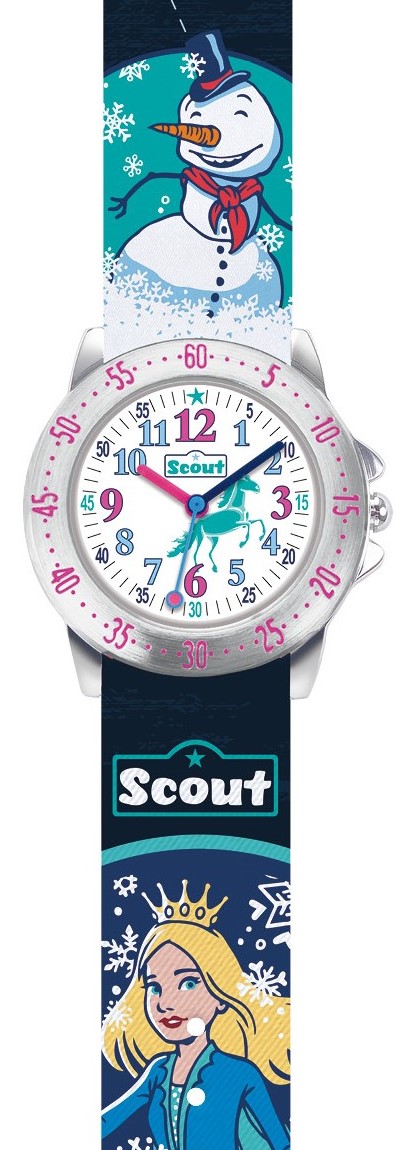 Scout Kinder Armbanduhr Action Girls 280378017 Eisprinzessin