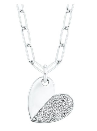 s.Oliver Damen Halskette 2028515 Herz Silber