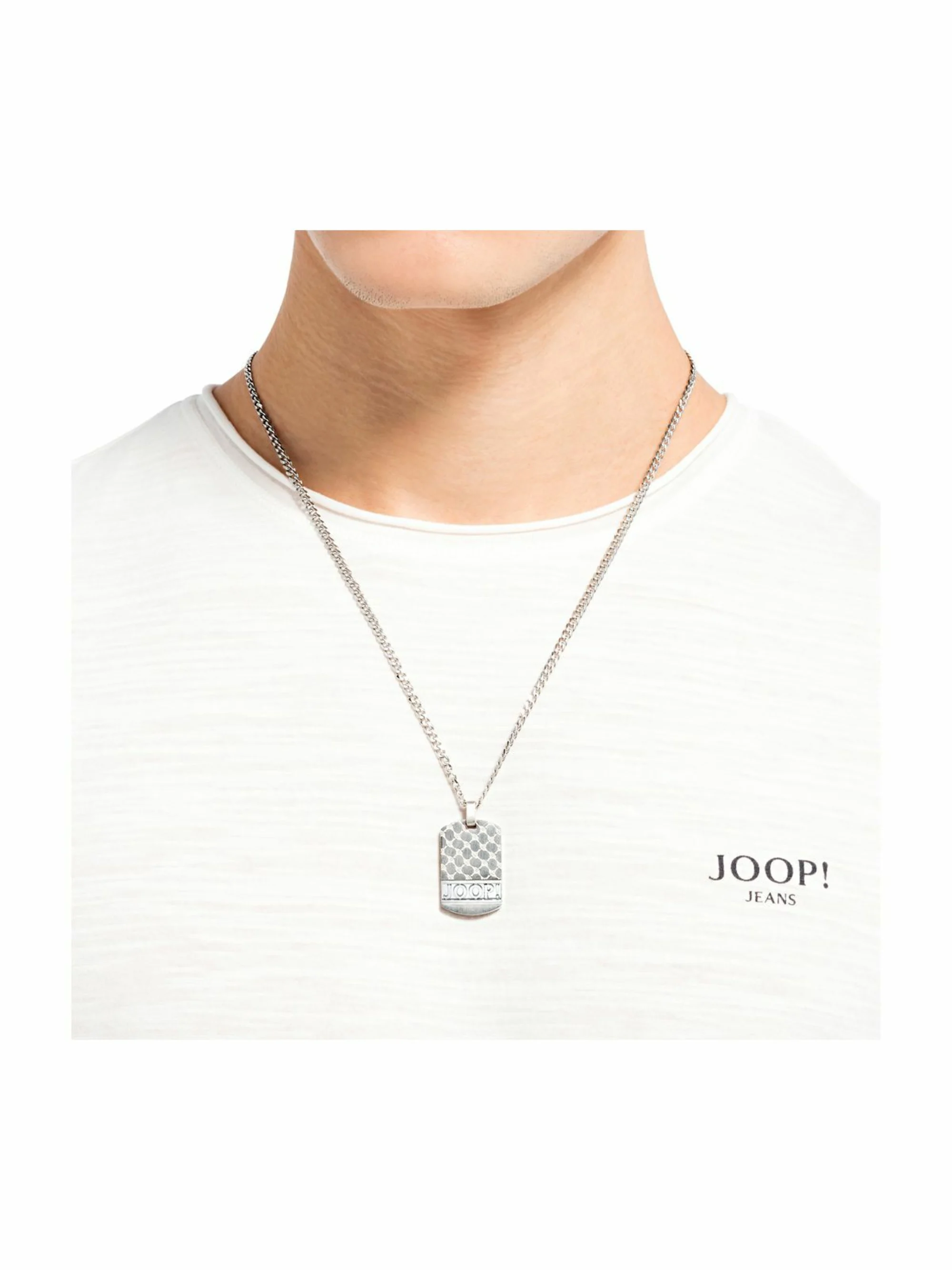 Joop! Herren Halskette 2033967 DogTag Anhänger Edelstahl