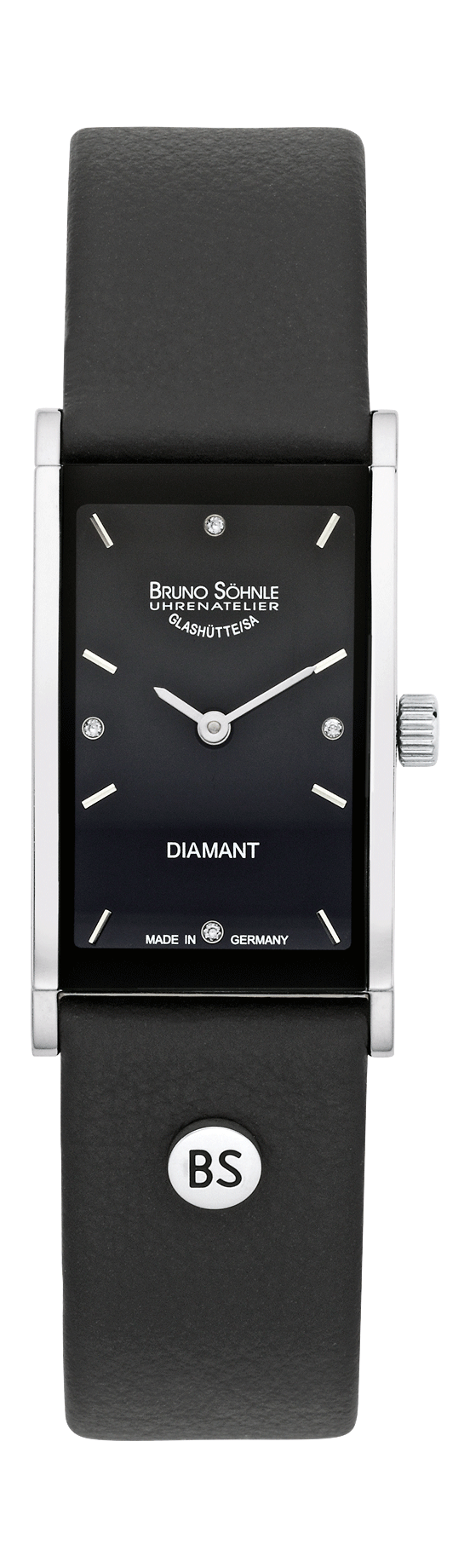 Bruno Söhnle Damen Armbanduhr Thalia III 17-73099-791 mit Lederband schwarz
