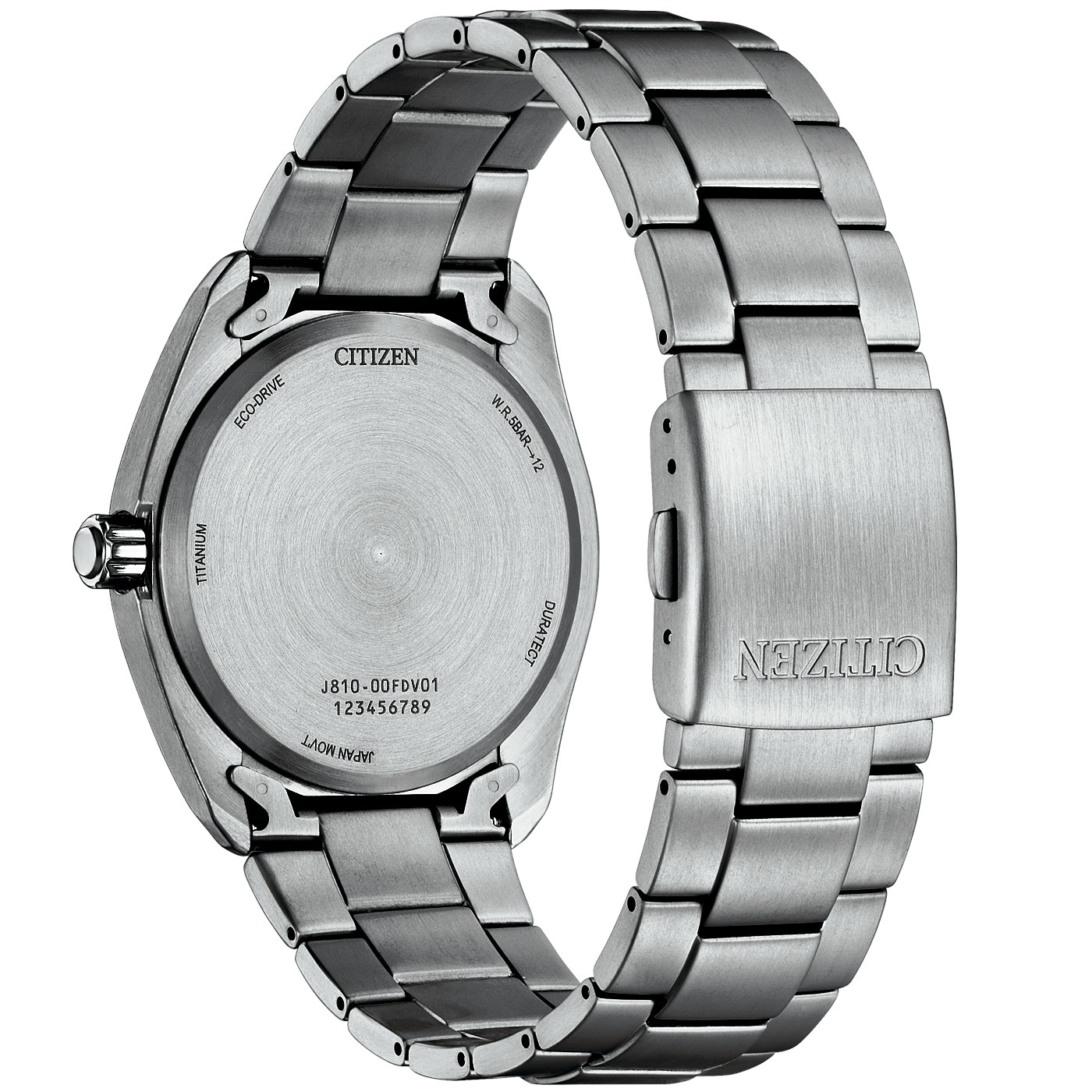 Citizen Herren Armbanduhr AW1900-50L Solar Eco Drive Super Titanium
