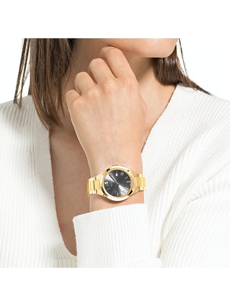 JOOP! Damen Armbanduhr 2032603 Edelstahl gelbgold IP