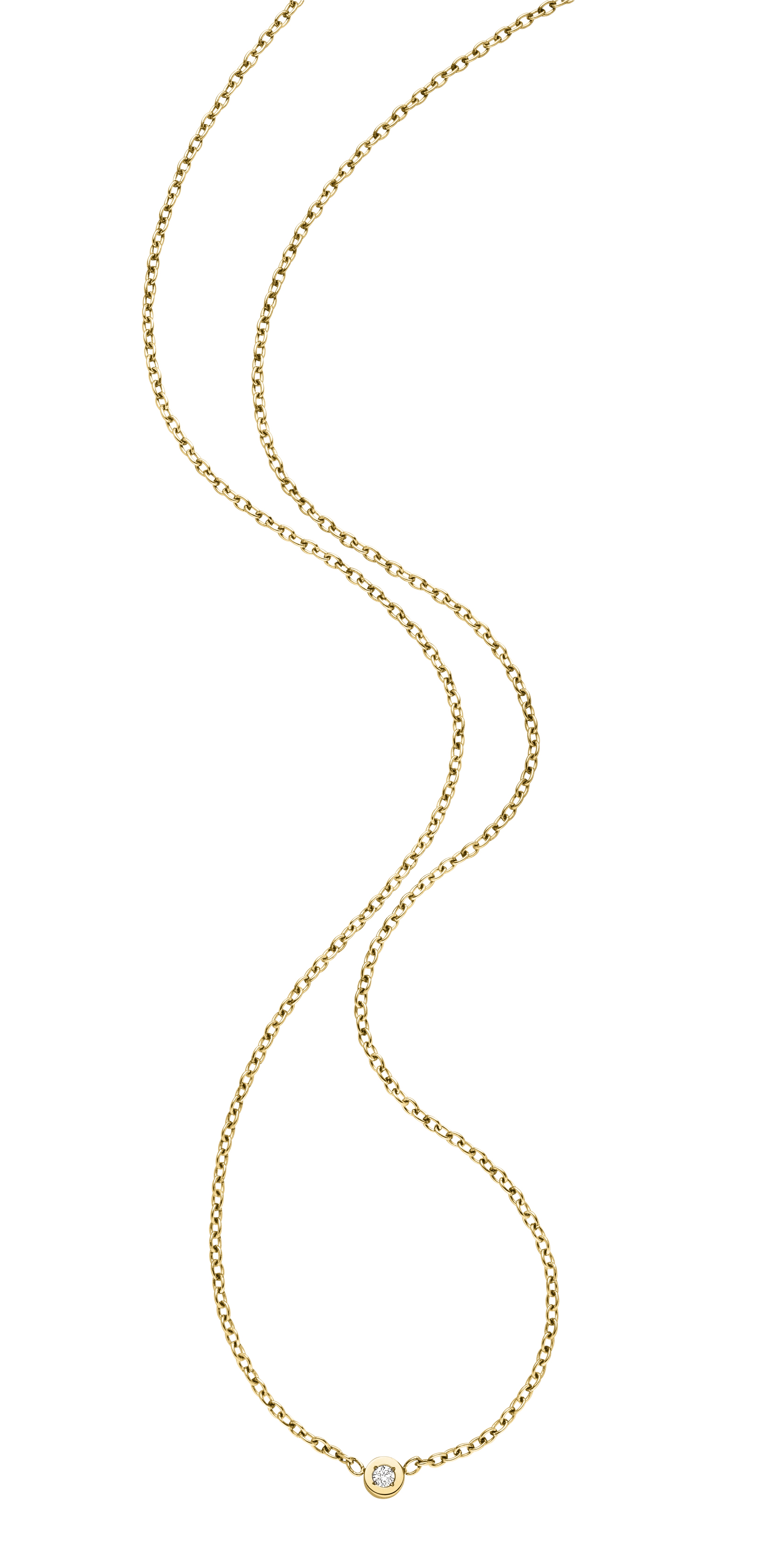 Boccia Damen Collier 08069-02 Titan Brillant Gelbgold IP