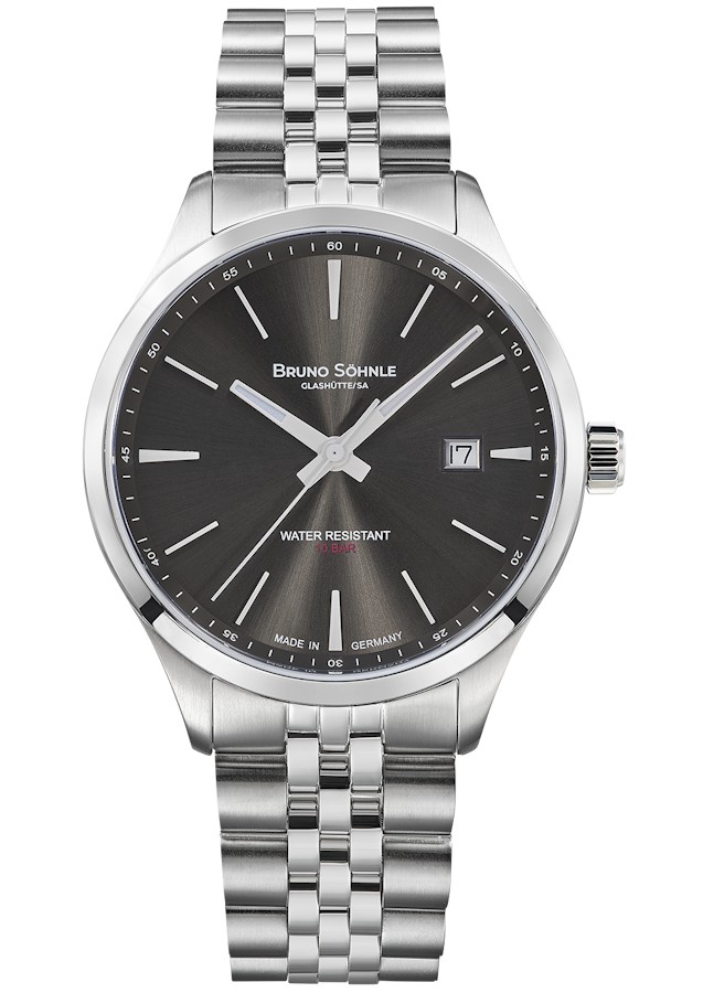 Bruno Söhnle Herren Armbanduhr Turin II Big 17-13225-842 Edelstahl