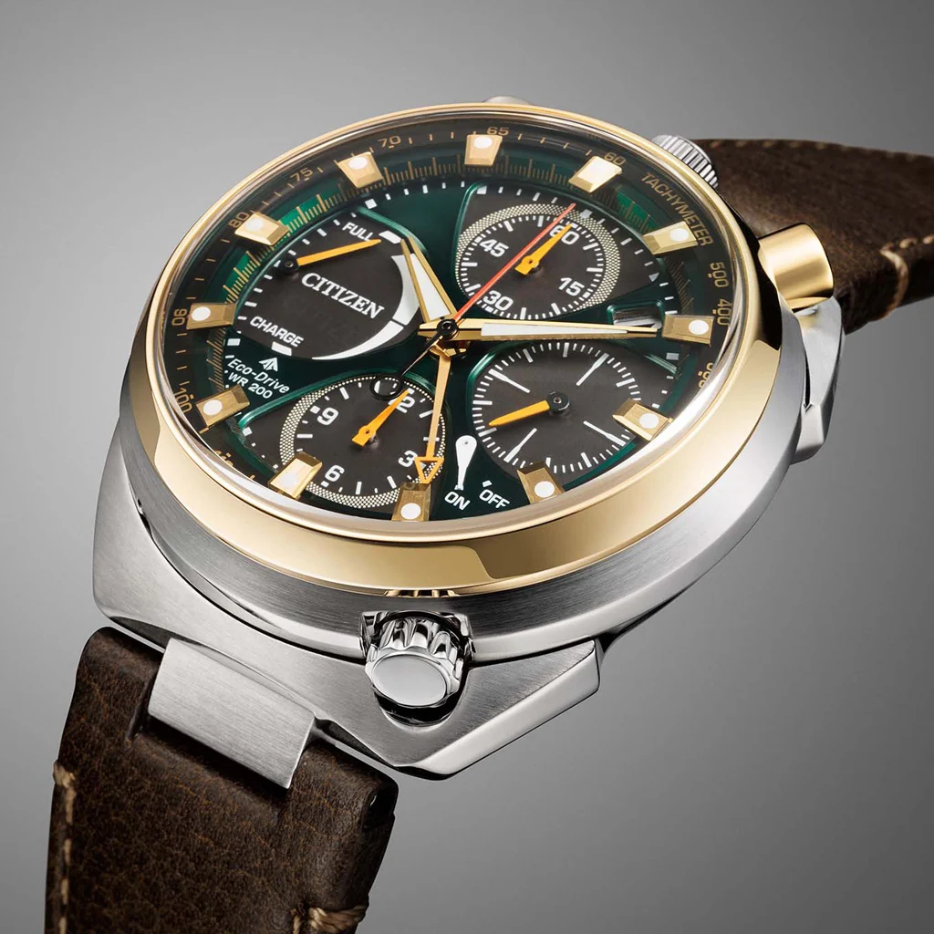 Citizen Herren Armbanduhr Promaster Tsuno Land Racing AV0104-06W Chronograph Eco-Drive Limited Edition