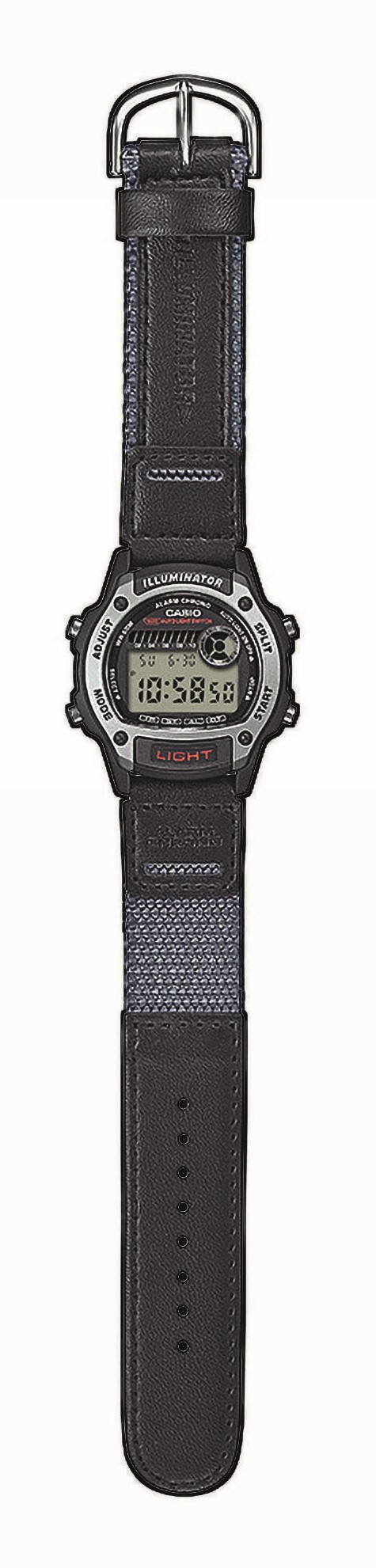 Casio Armbanduhr W-220HF-8AVEF digital mit Textilband