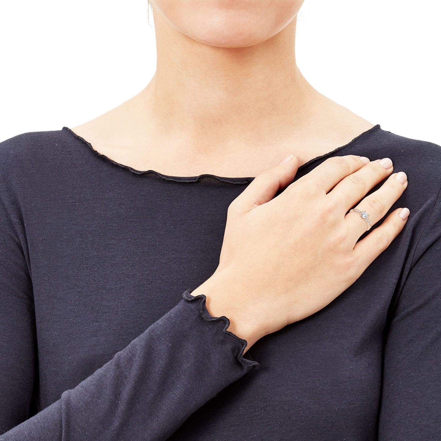 s.Oliver Damen Ring 2021007 2021008 2021009 2021010 Zirkonia Silber rosevergoldet