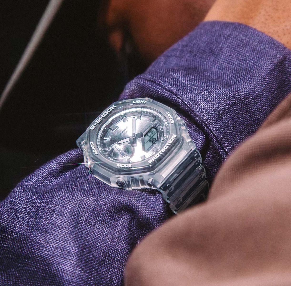 Casio Armbanduhr G-Shock GA-2100BM-7A8ER analog digital
