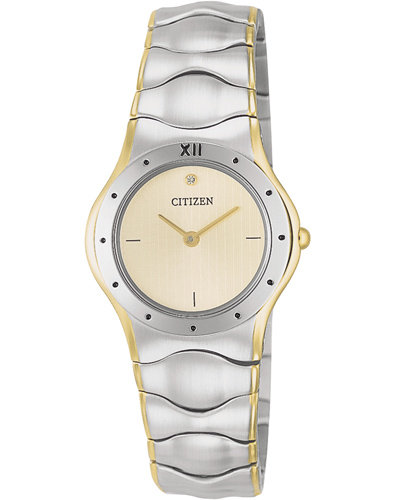 Citizen Damen Armbanduhr EN0444-50P Elegant bicolor