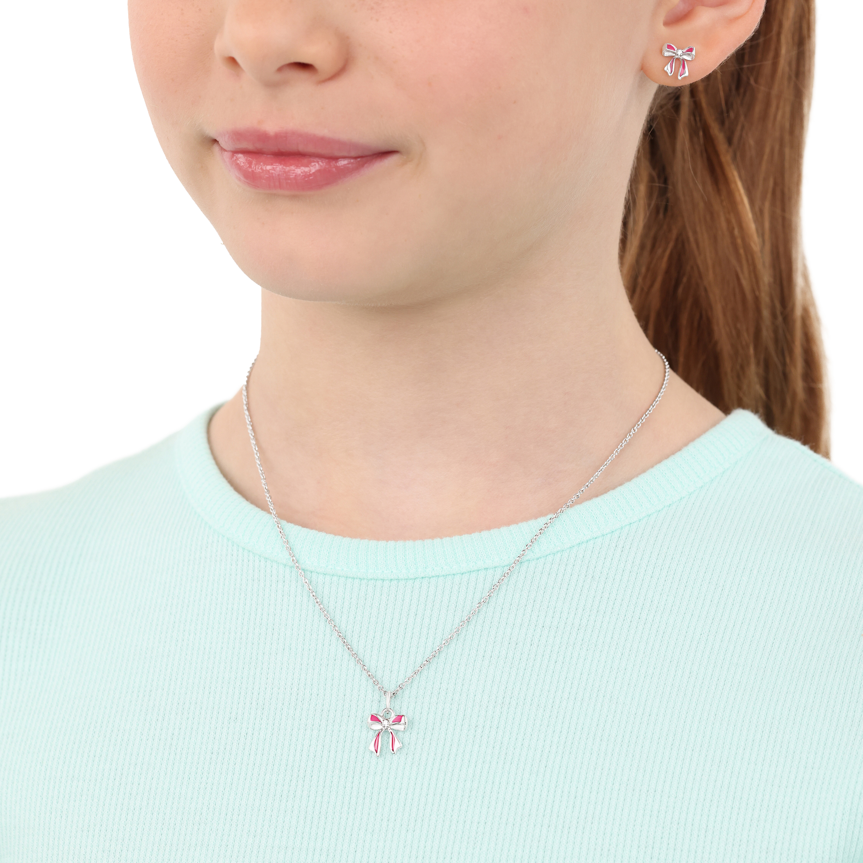 Lillifee Mädchen Ohrstecker 2040636 Schleife Silber 925