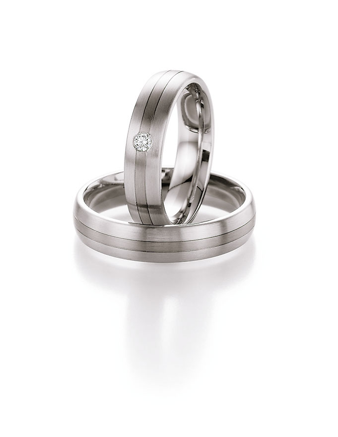 Eheringe Trauringe Honeymoon Edition Weissgold Palladium 74-10170 / 74-10180