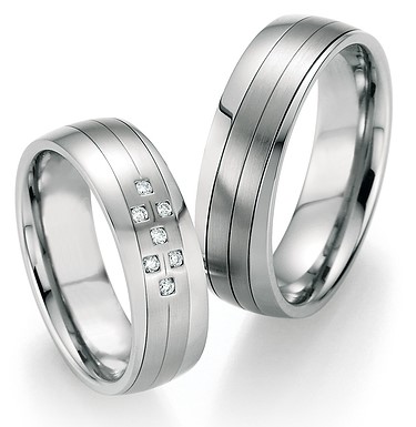 Eheringe Trauringe Ruesch Steel Evolution 88/20180 88/20170 Edelstahl Brillant