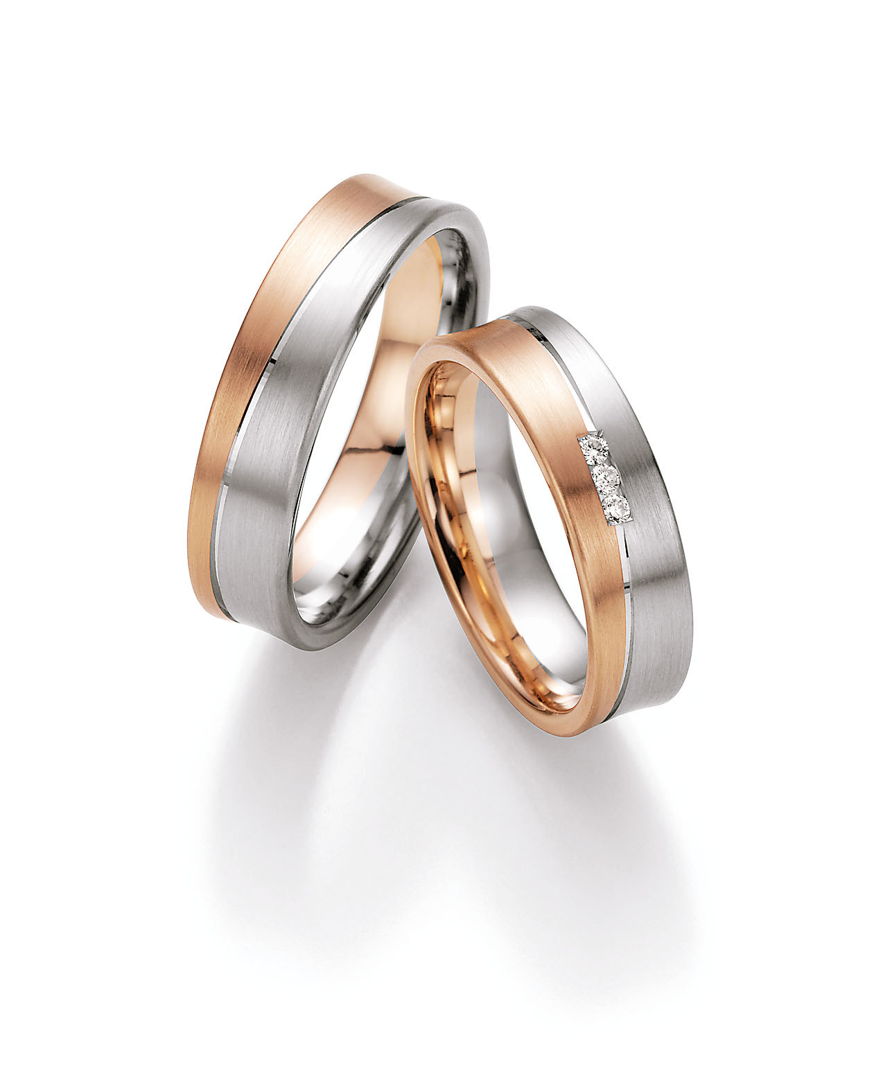 Eheringe Trauringe Honeymoon Edition Konkav 72-10150 / 72-10160