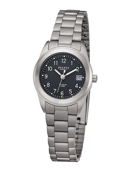 Regent Damen Armbanduhr F-1334 Titan