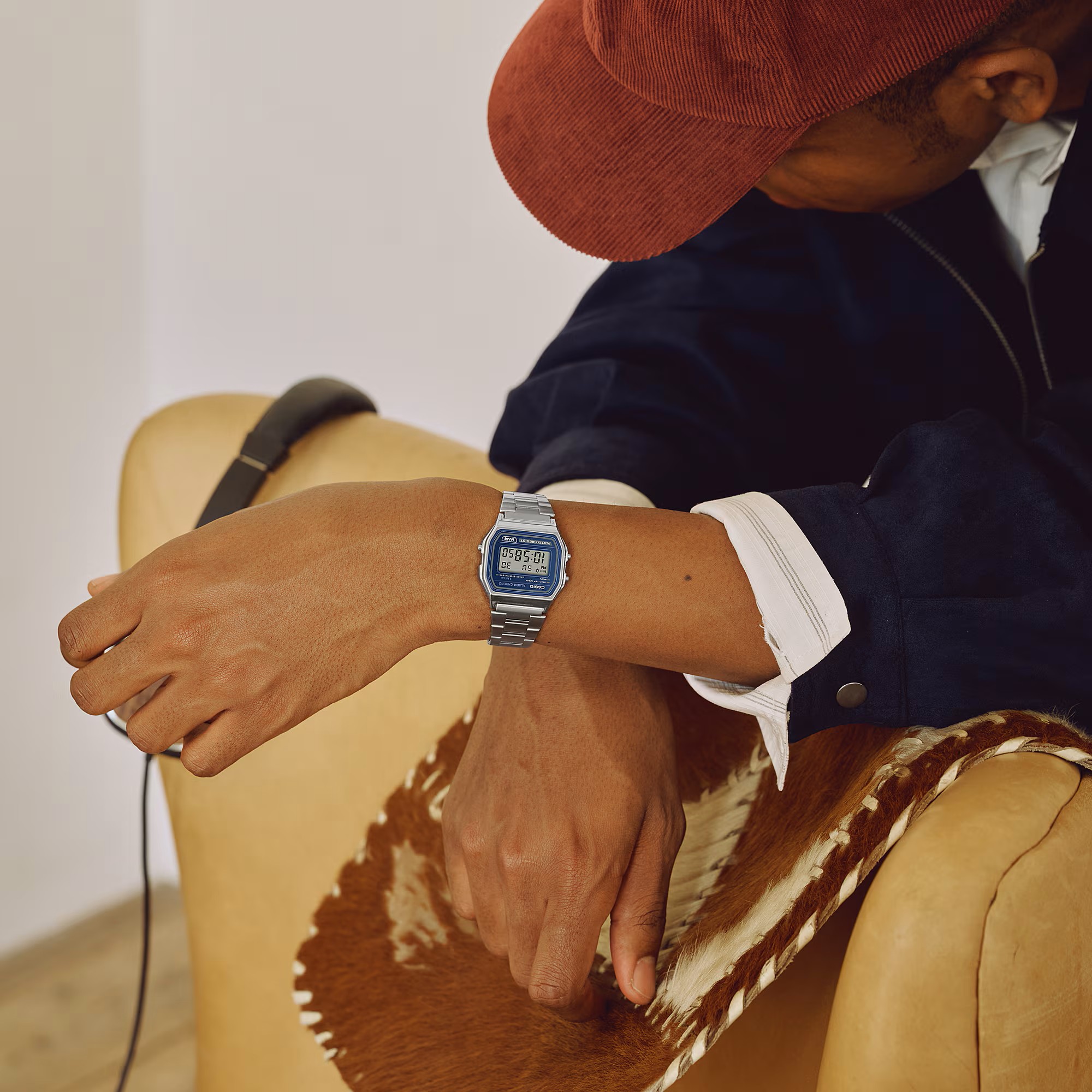 Casio Herren Armbanduhr A158WEA-2EF Vintage digital