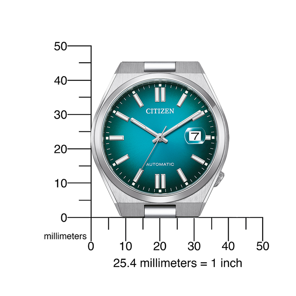 Citizen Herren Armbanduhr NJ0151-88X TSUYOSA Automatik Edelstahl türkis