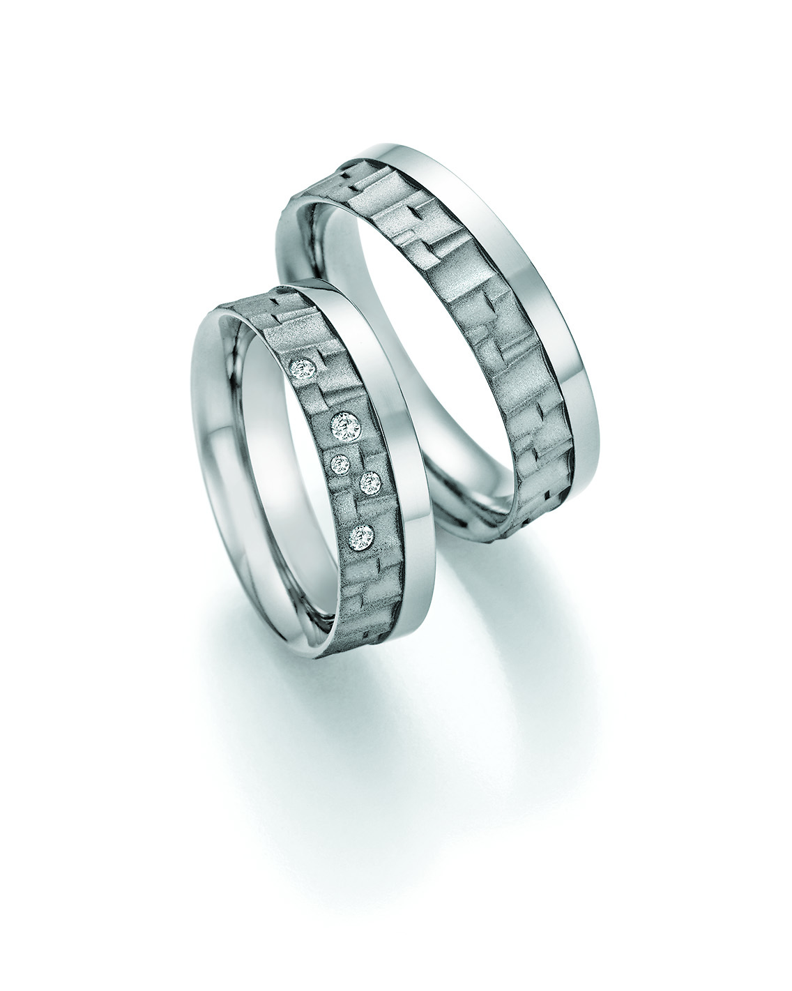 Eheringe Trauringe White Style Titan Avantgarde 77-21050 / 77-21060