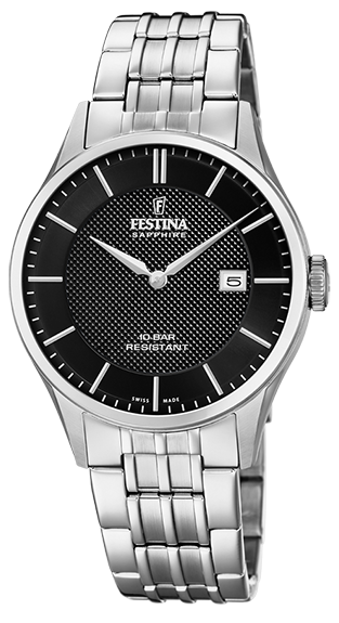 Festina Herren Armbanduhr F20005/4 "Swiss Made"