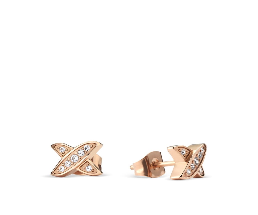 Bering Damen Ohrstecker Arctic Symphony 713-37-05 Edelstahl roségold IP