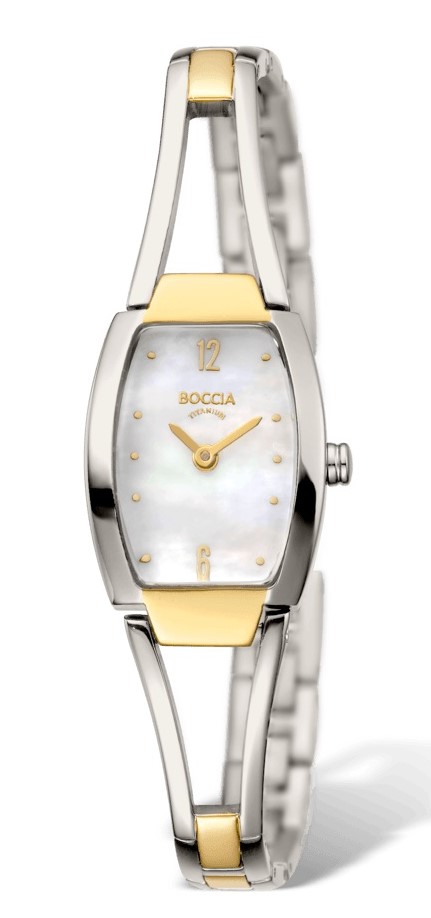 Boccia Damen Armbanduhr 3262-02 Dress Titan bicolor