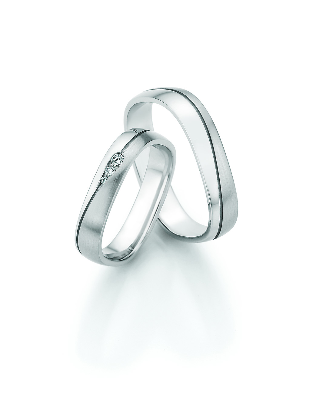 Eheringe Trauringe Honeymoon Platin II 51-30090 / 51-30100