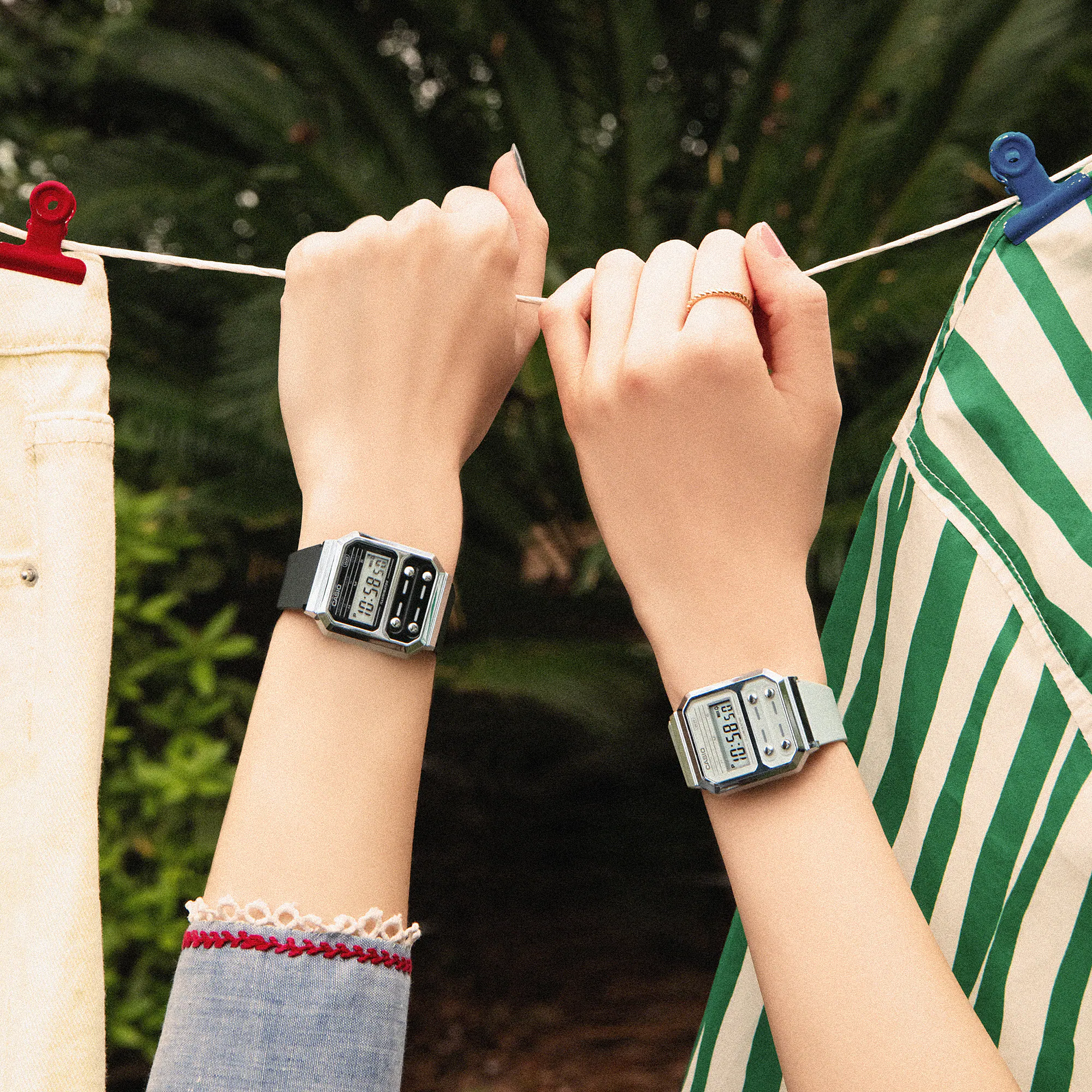 Casio Armbanduhr A100WEF-8AEF Edgy Collection digital