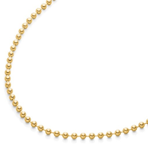 Boccia Damen Halskette Kugeln 08087-0245 Titan gelbgold IP