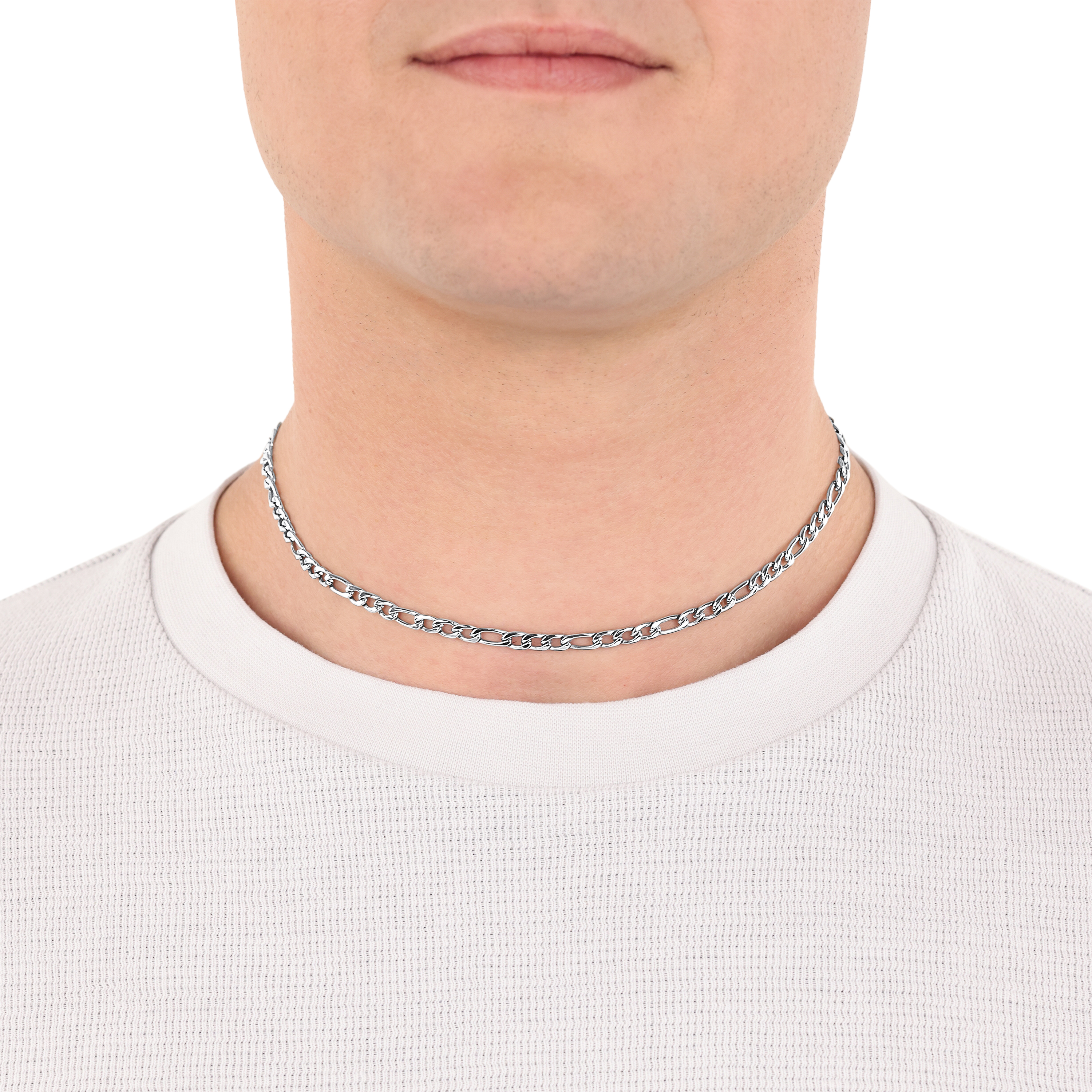 s.Oliver Jungen Halskette 2038864 Figaro Edelstahl