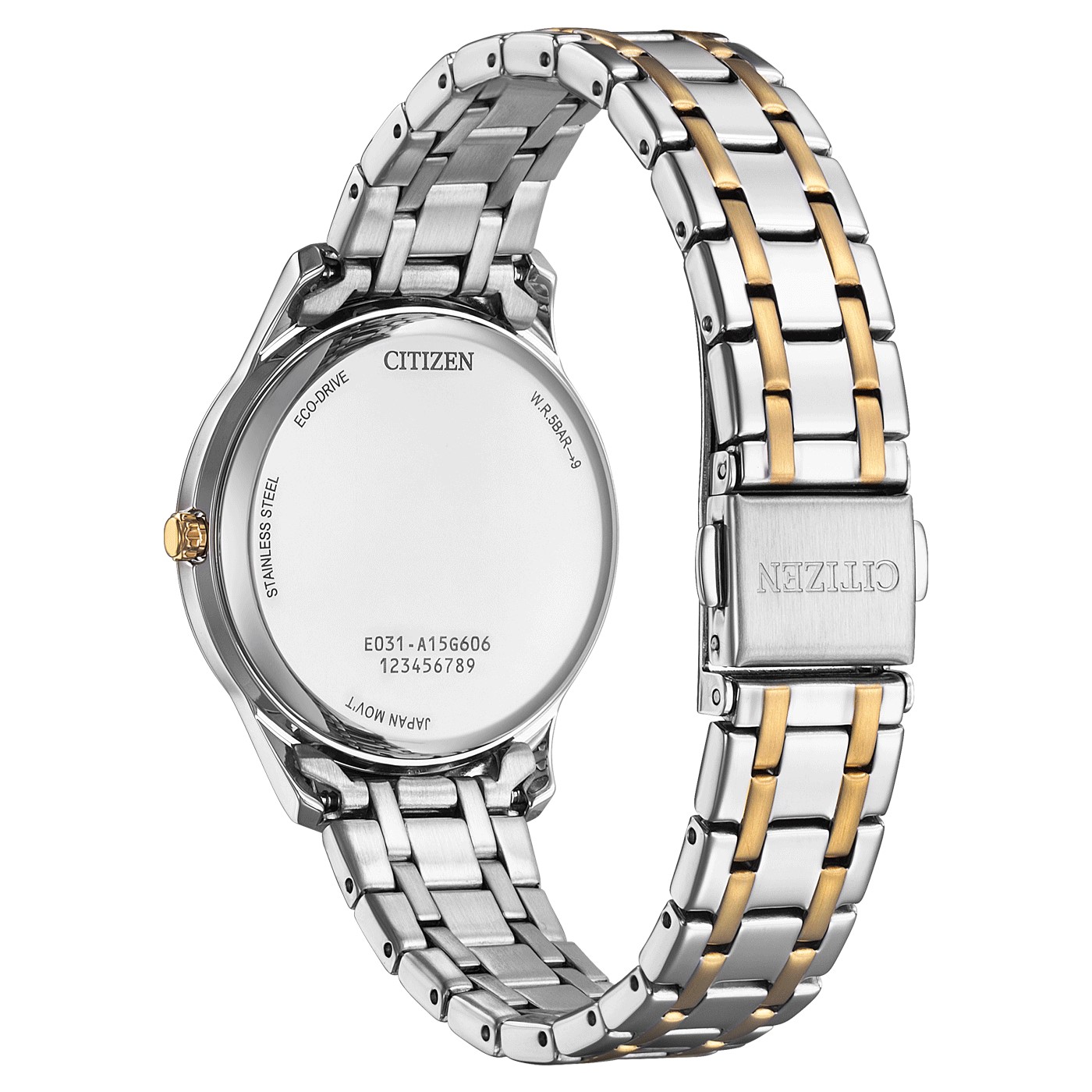 Citizen Damen Armbanduhr EM0416-78A Elegance Eco Drive Solar