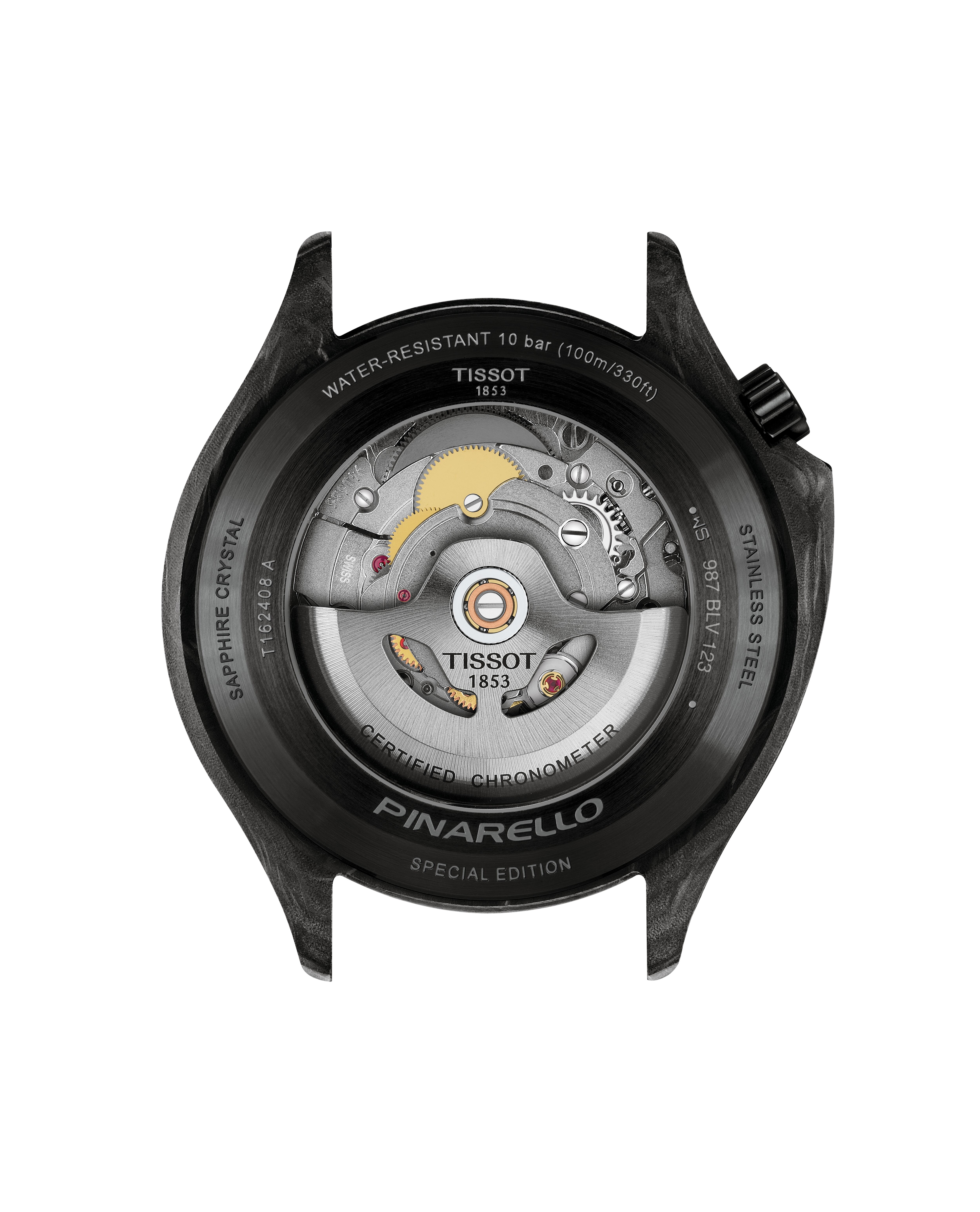 Tissot Herren Armbanduhr T162.408.97.061.00 Pinarello 43 mm Automatik Sonderedition