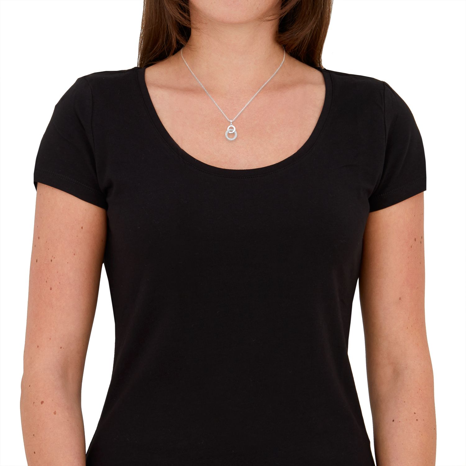 s.Oliver Damen Halskette 2025992 Silber Zirkonia