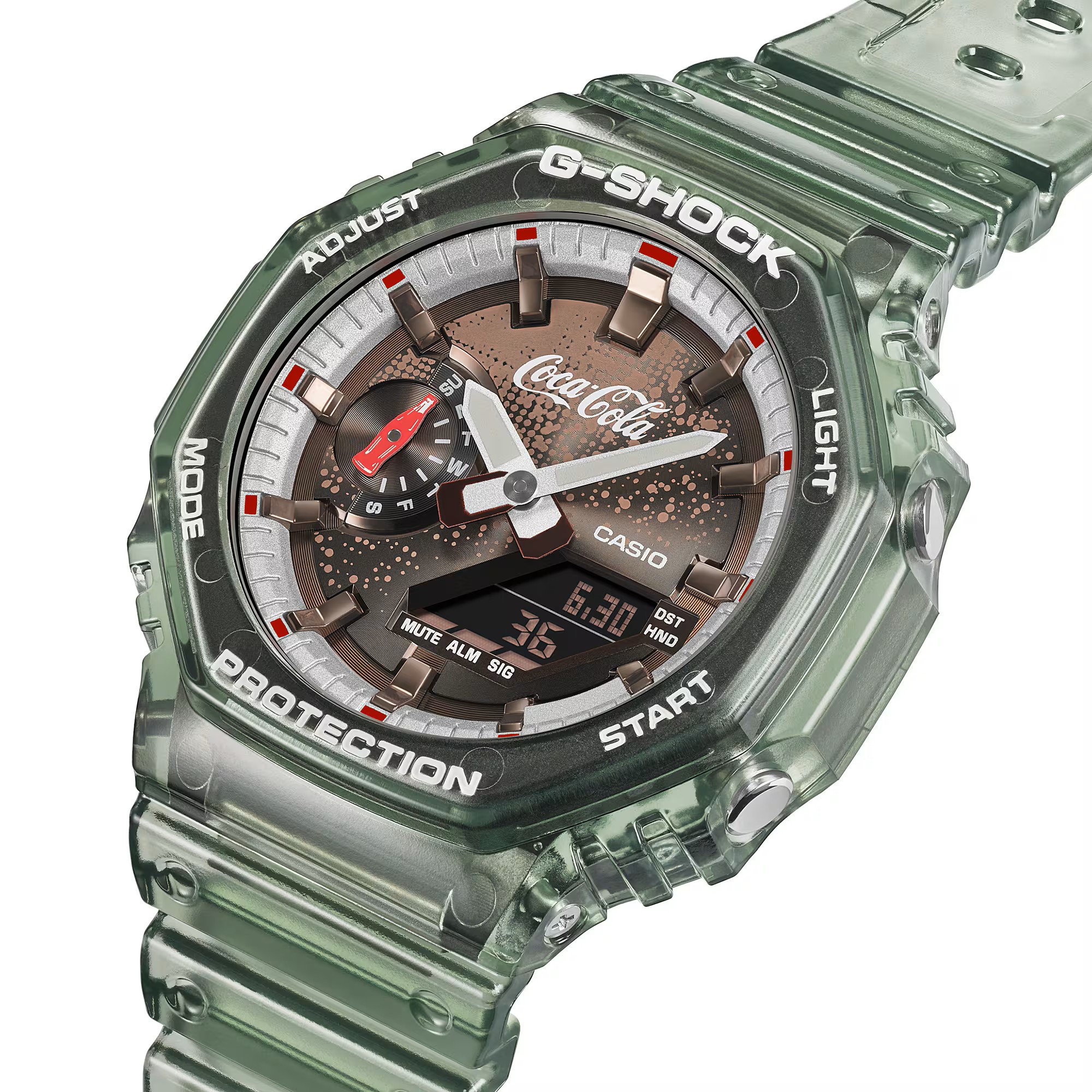 Casio Armbanduhr GA-2100CC-3AER G-SHOCK x Coca-Cola® Limited Edition