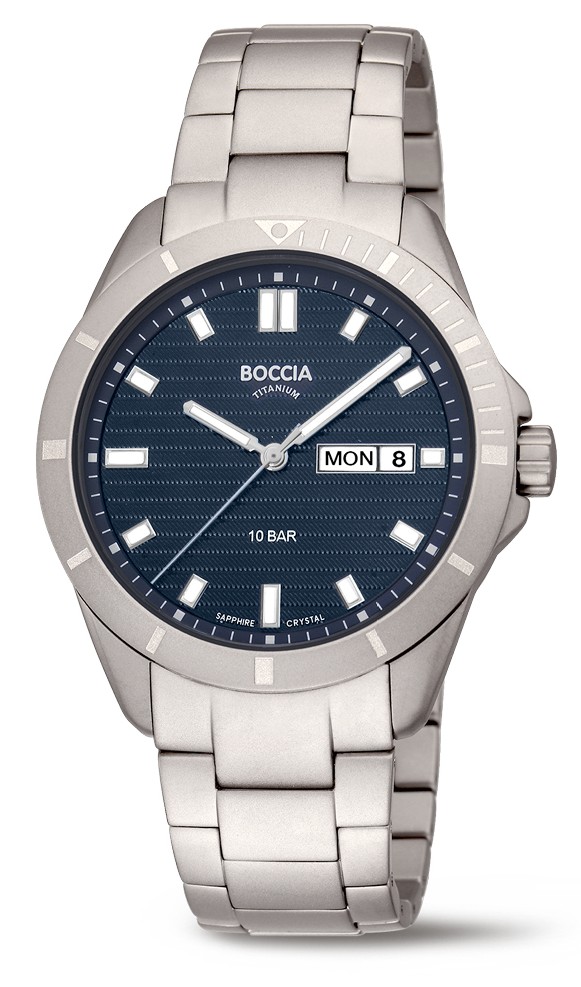 Boccia Herren Armbanduhr 3685-02 Sport Titan 