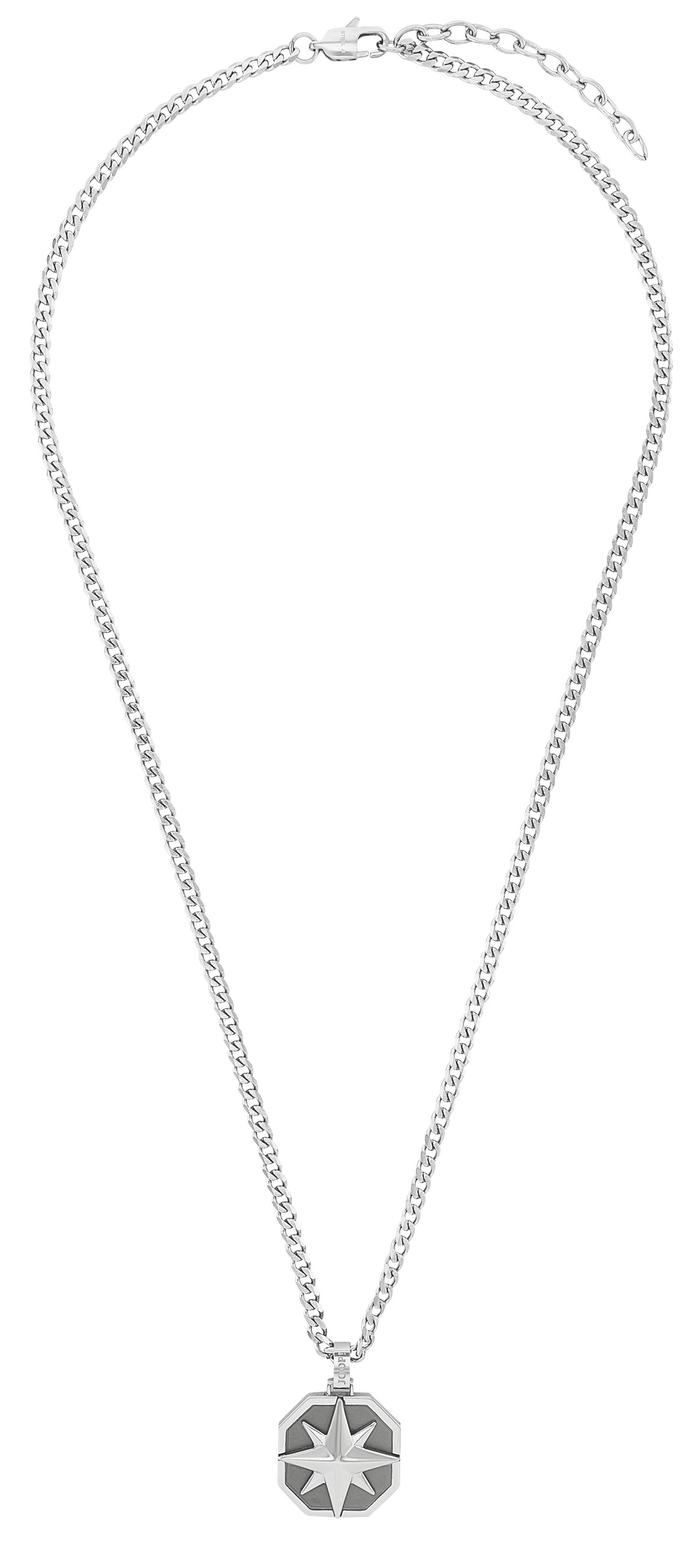 Joop! Herren Halskette 2100988 Edelstahl mit Anhänger Kompassmotiv