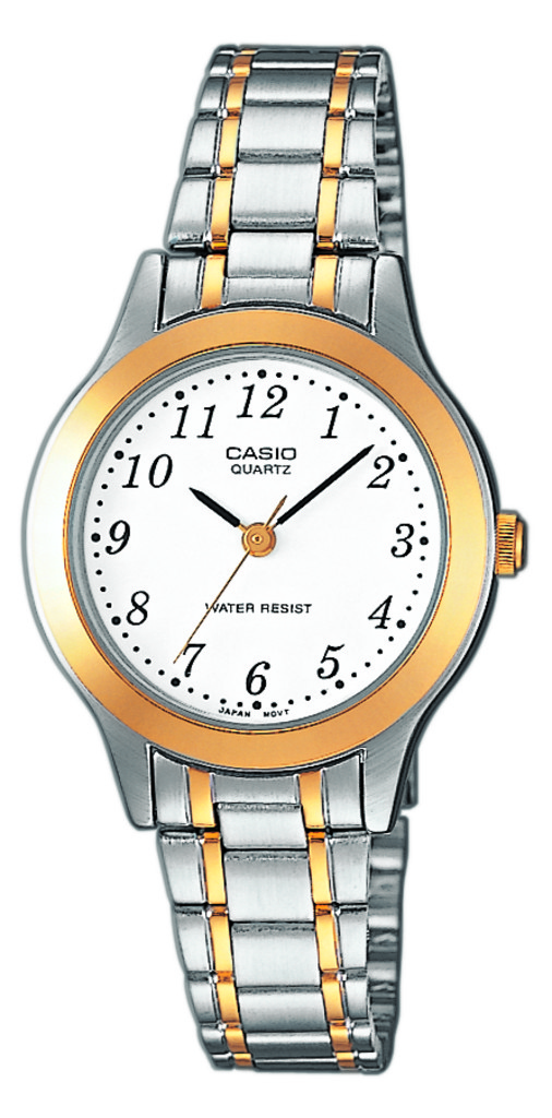 Casio Damen Armbanduhr LTP-1263PG-7BEG analog bicolor