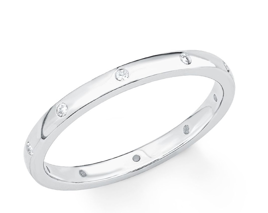 s.Oliver Damen Ring 2017199 Zirkonia Silber SO PURE