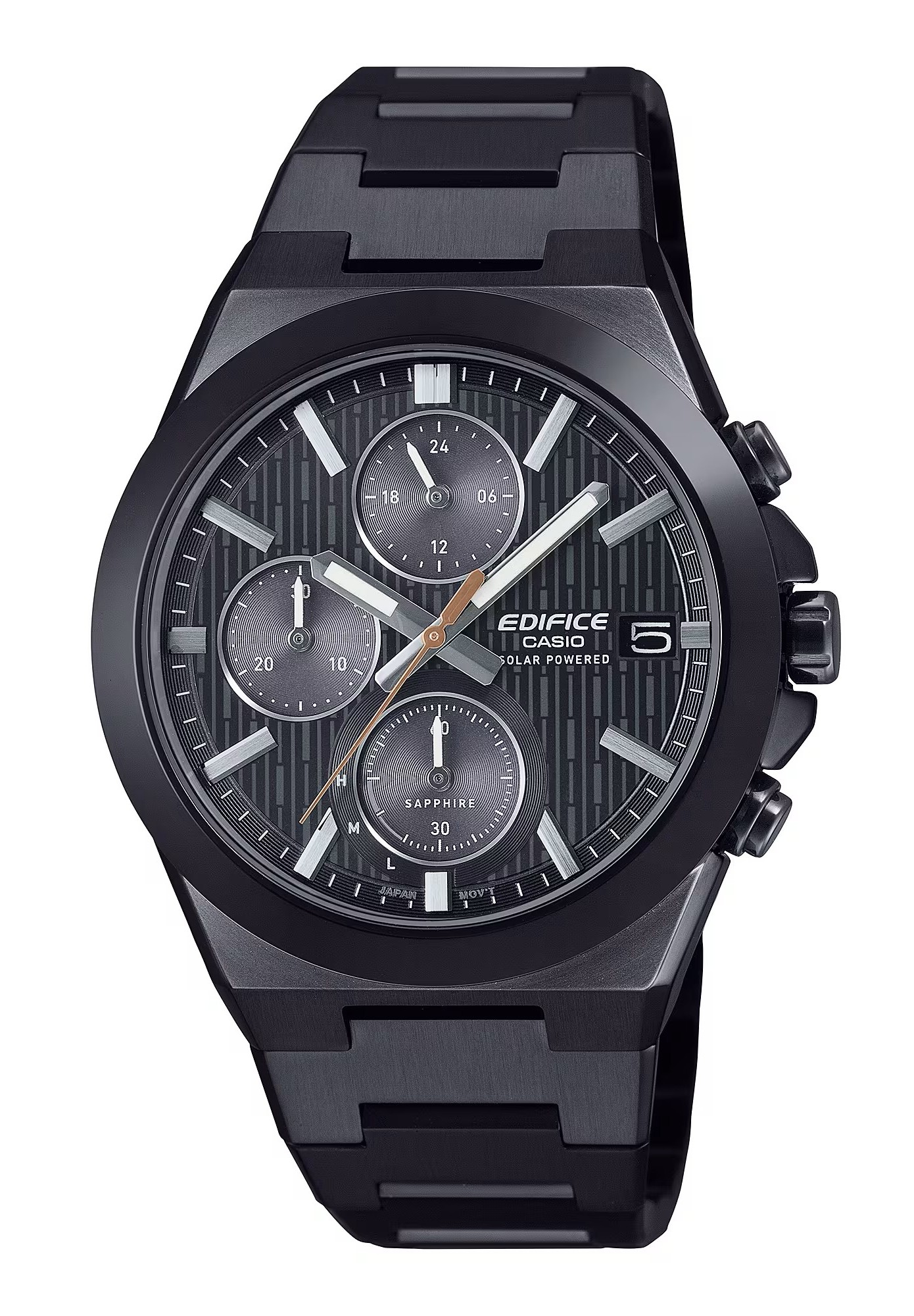 Casio Armbanduhr Edifice EFS-S650DC-1AEF Solar Chronograph schwarz