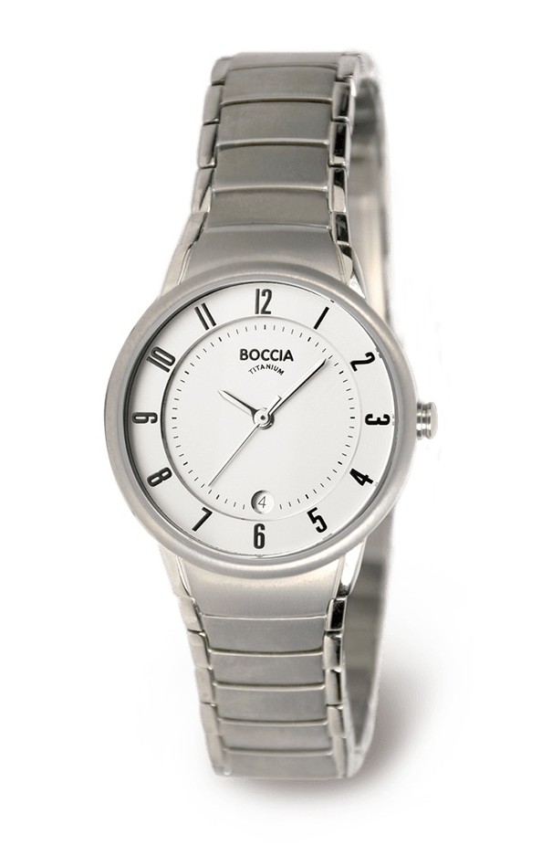 Boccia Damen Armbanduhr 3158-01 Classic Reintitan