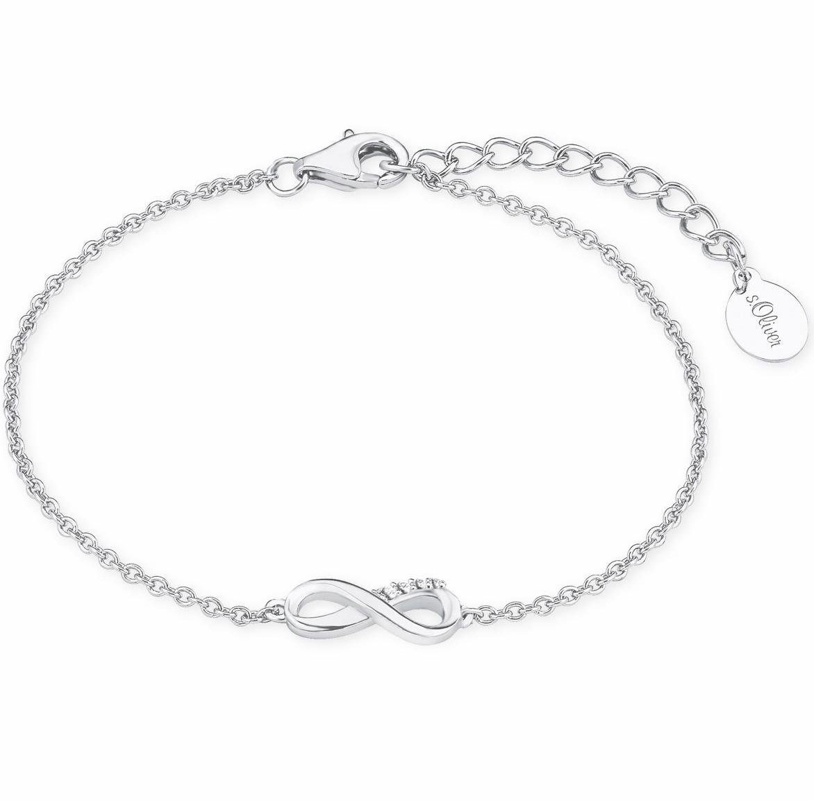s.Oliver Damen Armband 2017243 Infinity Silber