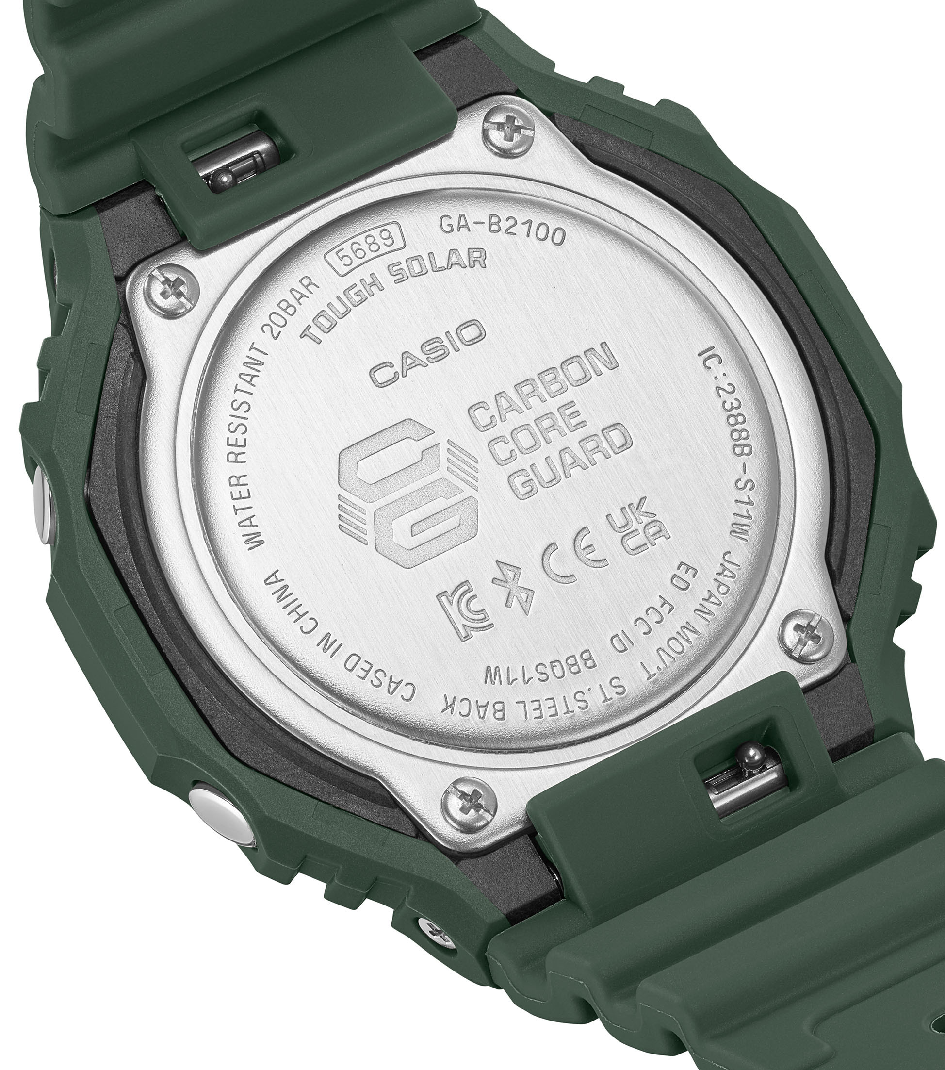 Casio Herren Armbanduhr G-Shock GA-B2100-3AER Solar Bluetooth Smart analog digital