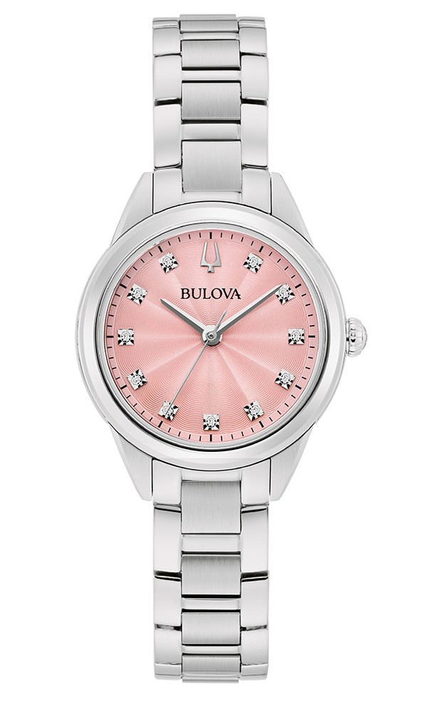 Bulova Damen Armbanduhr 96P249 Sutton Classic Diamant