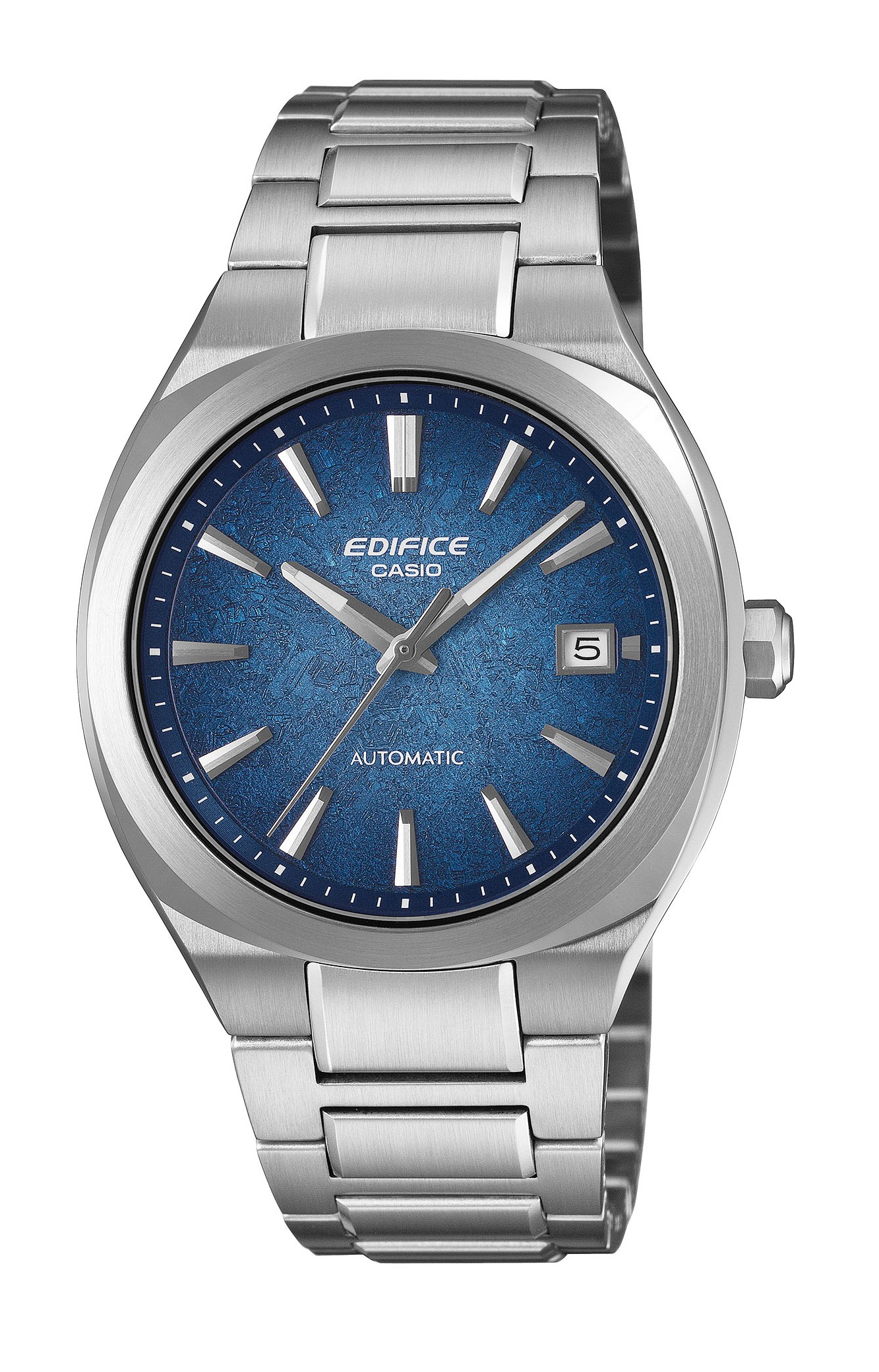 Casio  Herren Armbanduhr Edifice EFK-200D-2AER Automatik Edelstahl blaues Zifferblatt