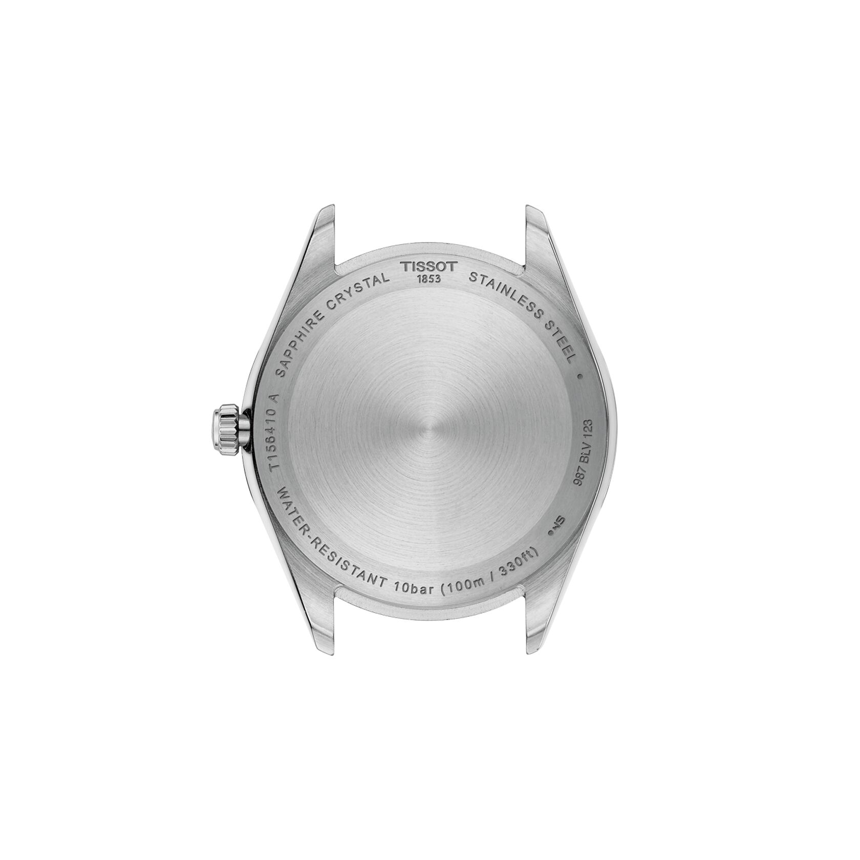 Tissot Herren Armbanduhr T156.410.11.041.00 Ballade 40mm Edelstahl mit dunkelblauem Zifferblatt