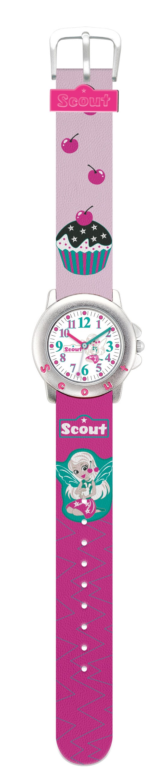 Scout Kinder Armbanduhr Star Kids 280393036 Pink Cherry