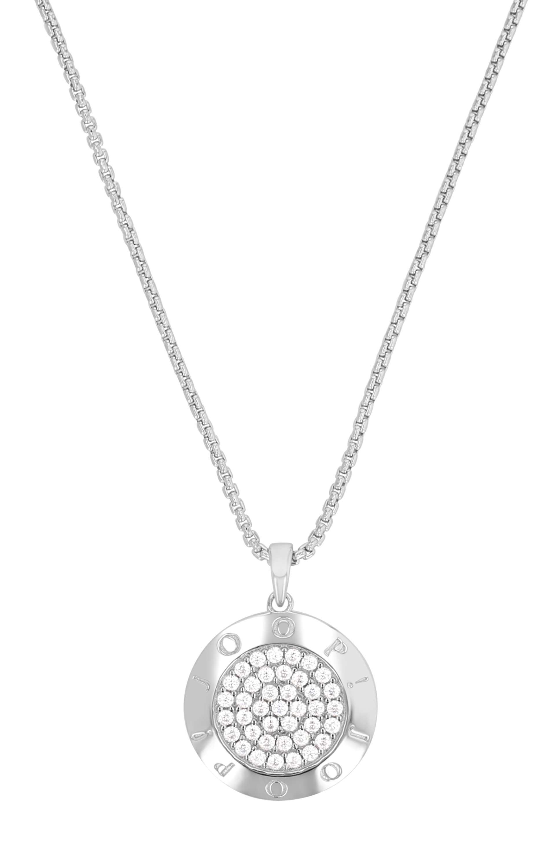 JOOP! Damen Halskette 2039692 Silber 925 mit Anhänger synth. Zirkonia
