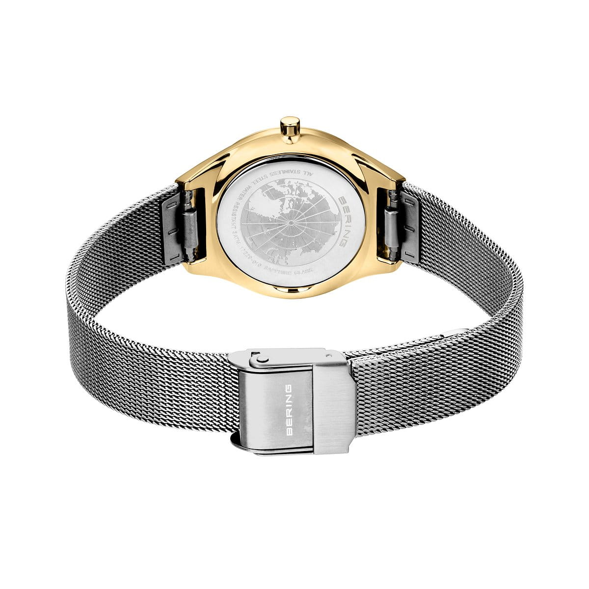 Bering Damen Armbanduhr 18729-010 Ultra Slim bicolor Milanaiseband