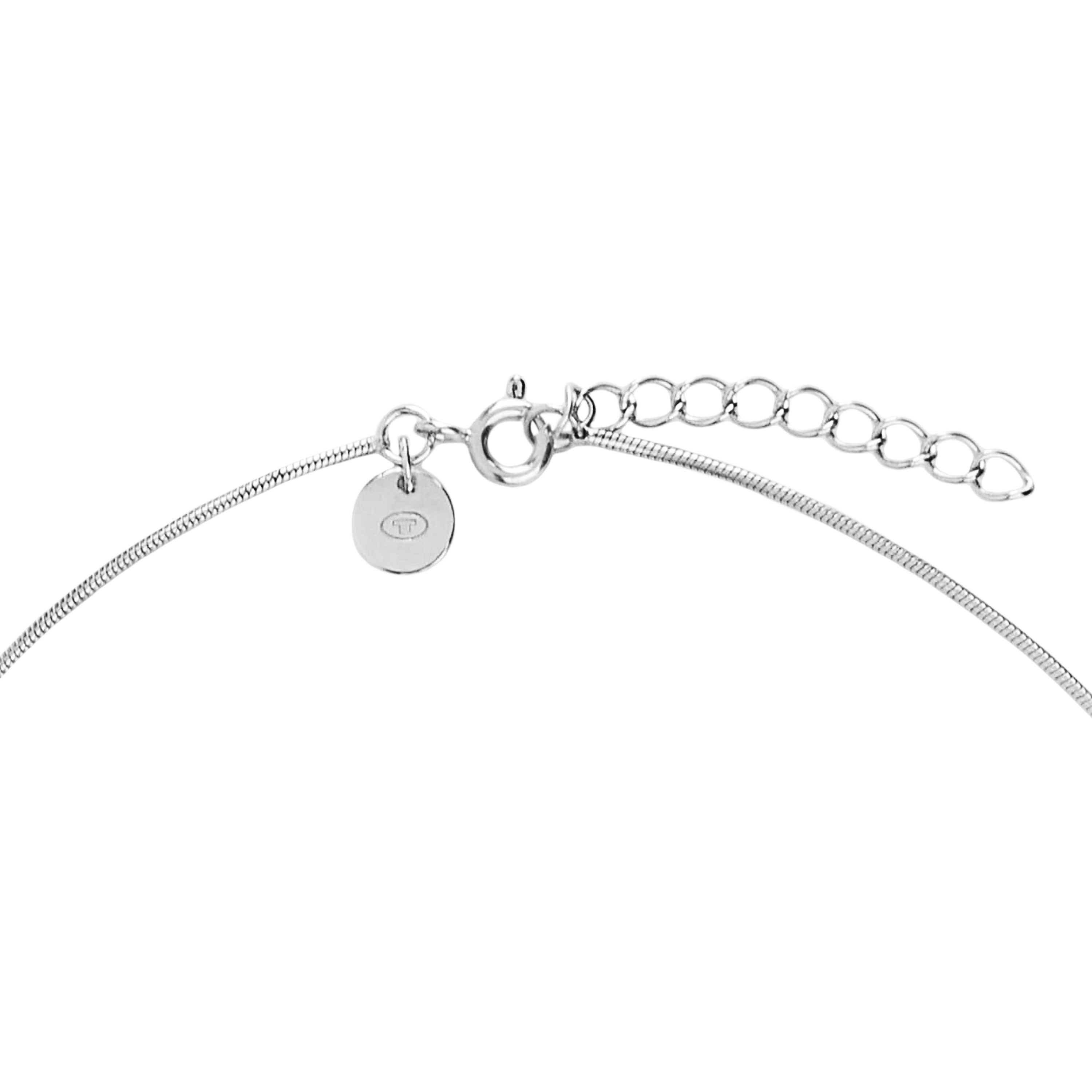 Tom Tailor Damen Y-Collier 2101239 Silber 925 mit drei polierten Kugeln