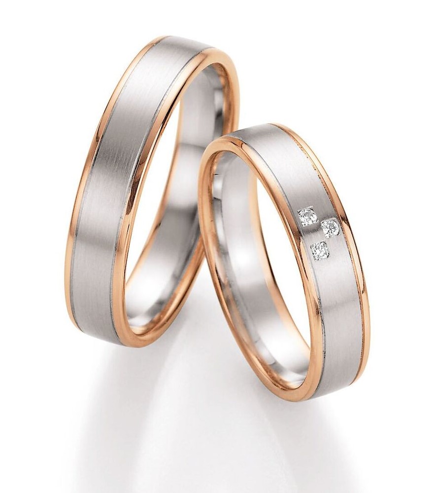 Eheringe Trauringe Honeymoon Unlimited Harmony 66/10290 66/10300 Weißgold Rotgold