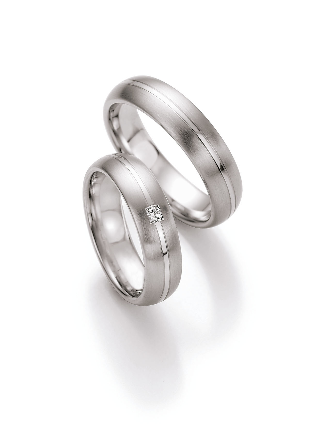 Eheringe Trauringe Honeymoon Edition Platin 73-10130 / 73-10140