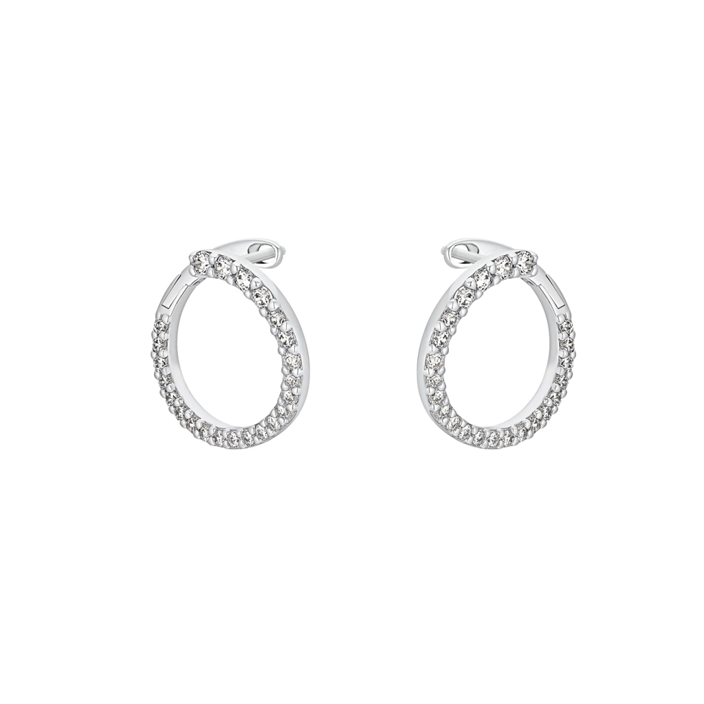 s.Oliver Damen Creolen 2034276 Silber 925/- Zirkonia synth.